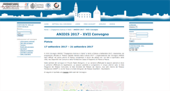 Desktop Screenshot of convegno.anidis.it