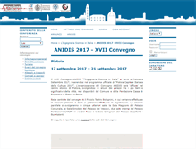 Tablet Screenshot of convegno.anidis.it